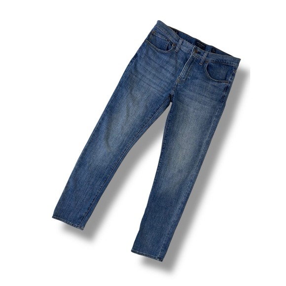LUCKY BRAND '110 Slim Fit' Mens Jeans Size 33/32 Light Blue Denim Stretch Modern - Picture 1 of 15
